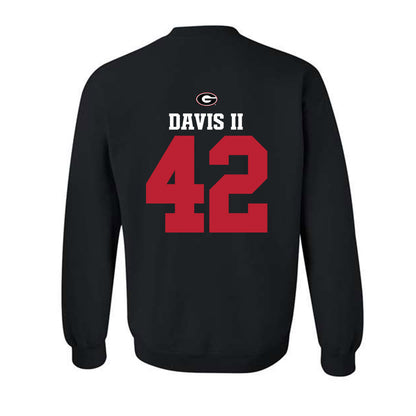 Georgia - NCAA Baseball : Alton Davis II - Fashion Shersey Crewneck Sweatshirt-1