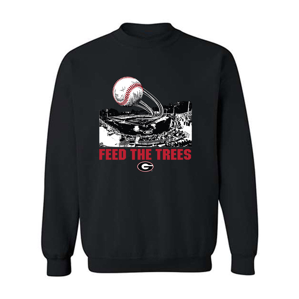 Georgia - NCAA Baseball : Max De Jong - Fashion Shersey Crewneck Sweatshirt-0