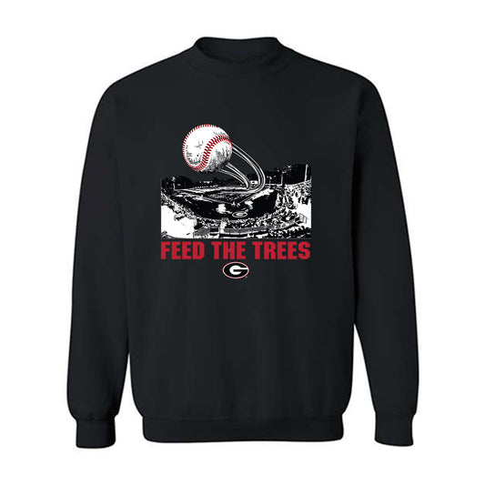 Georgia - NCAA Baseball : Ryland Zaborowski - Fashion Shersey Crewneck Sweatshirt-0