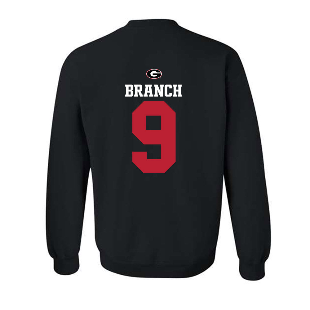 Georgia - NCAA Baseball : Kolby Branch - Fashion Shersey Crewneck Sweatshirt-1