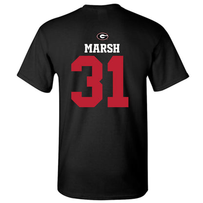 Georgia - NCAA Baseball : Chandler Marsh - Fashion Shersey T-Shirt-1