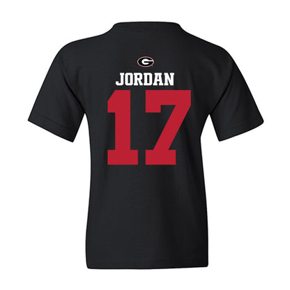 Georgia - NCAA Baseball : Logan Jordan - Fashion Shersey Youth T-Shirt-1