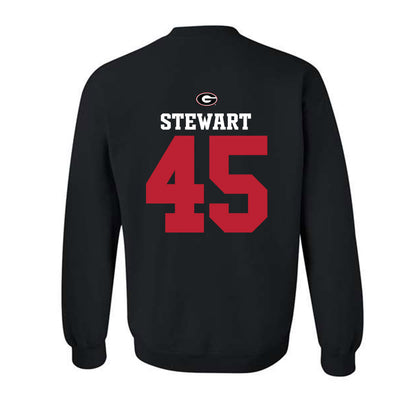 Georgia - NCAA Baseball : Bradley Stewart - Fashion Shersey Crewneck Sweatshirt-1