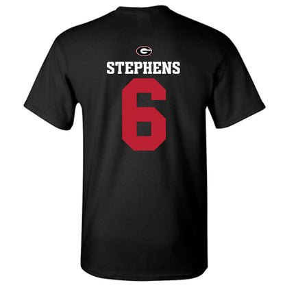 Georgia - NCAA Baseball : Jordan Stephens - Fashion Shersey T-Shirt-1