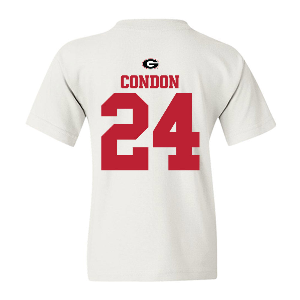 Georgia - NCAA Baseball : Charlie Condon - Fashion Shersey Youth T-Shirt-1