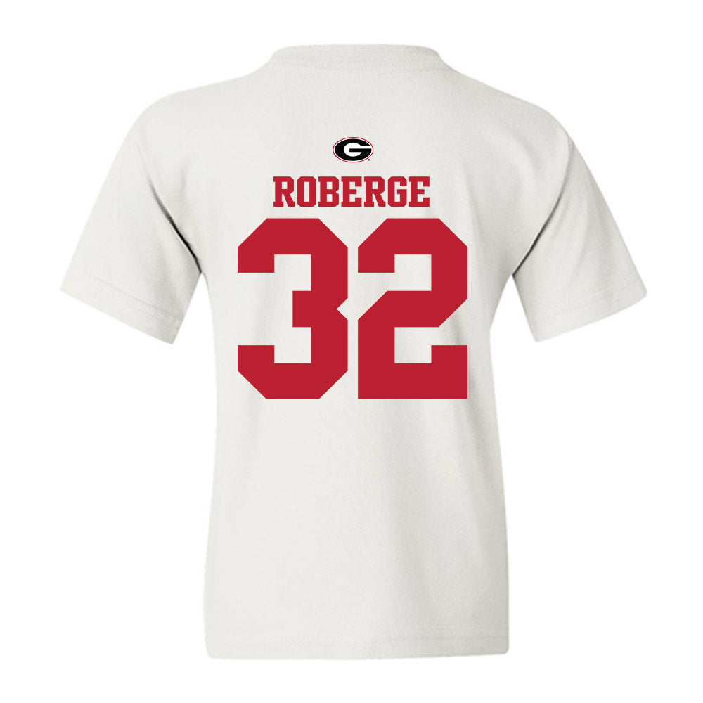 Georgia - NCAA Baseball : Joshua Roberge - Fashion Shersey Youth T-Shirt-1