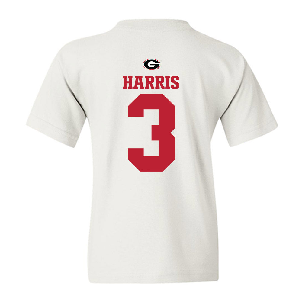 Georgia - NCAA Baseball : Zach Harris - Fashion Shersey Youth T-Shirt-1