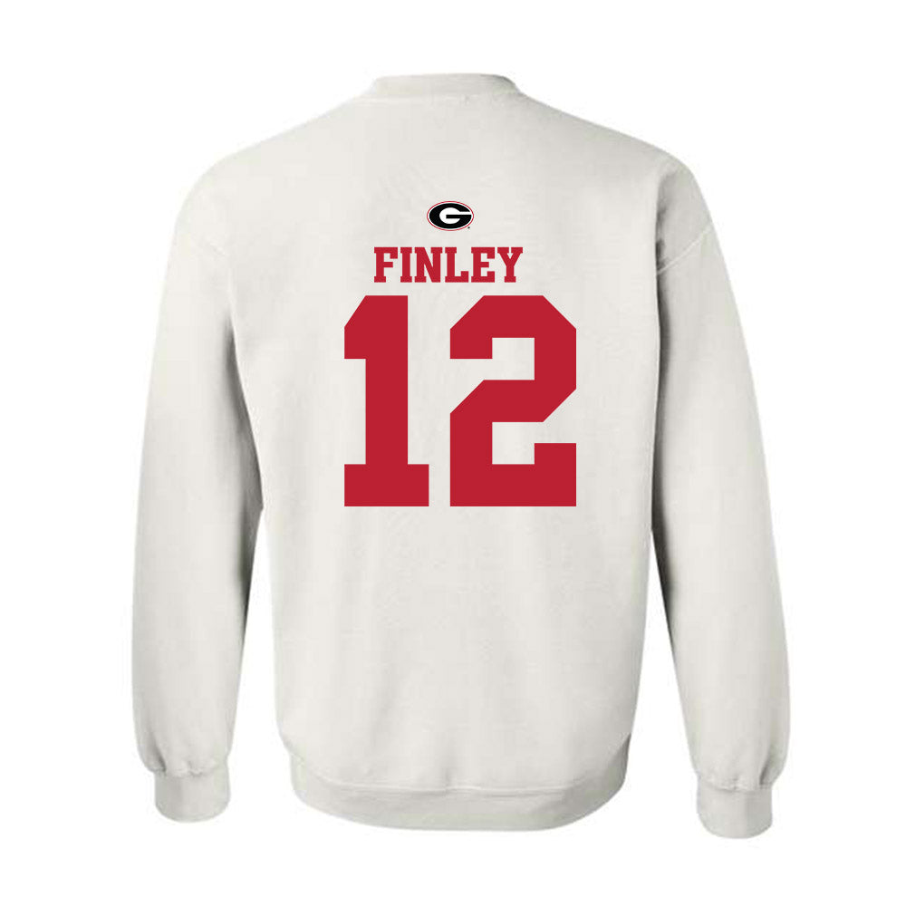 Georgia - NCAA Baseball : Leighton Finley - Fashion Shersey Crewneck Sweatshirt-1