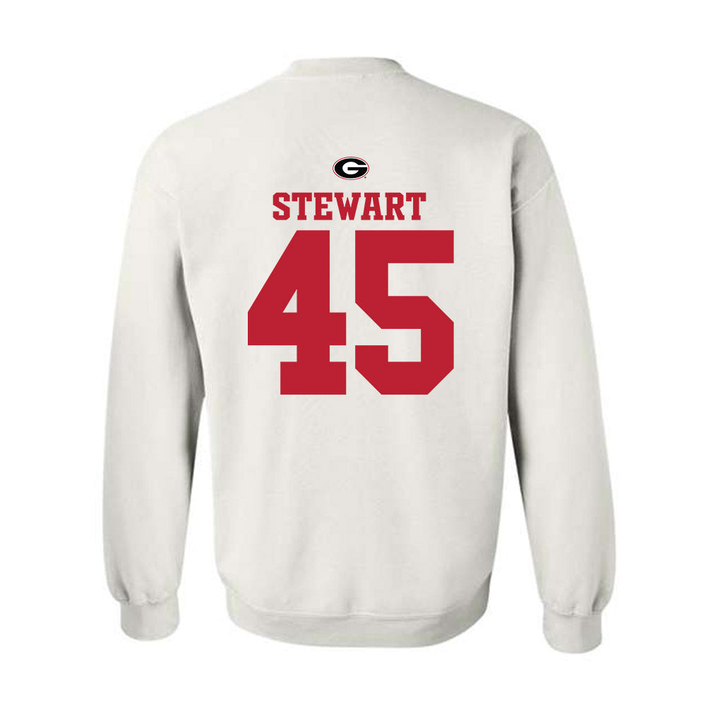 Georgia - NCAA Baseball : Bradley Stewart - Fashion Shersey Crewneck Sweatshirt-1