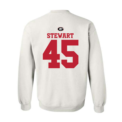 Georgia - NCAA Baseball : Bradley Stewart - Fashion Shersey Crewneck Sweatshirt-1