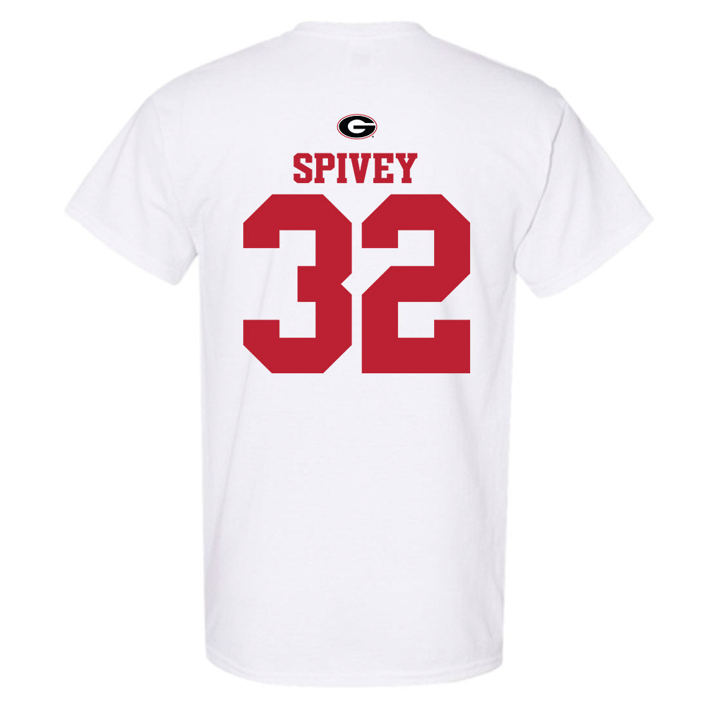 Georgia - NCAA Baseball : Logan Spivey - Fashion Shersey T-Shirt-1