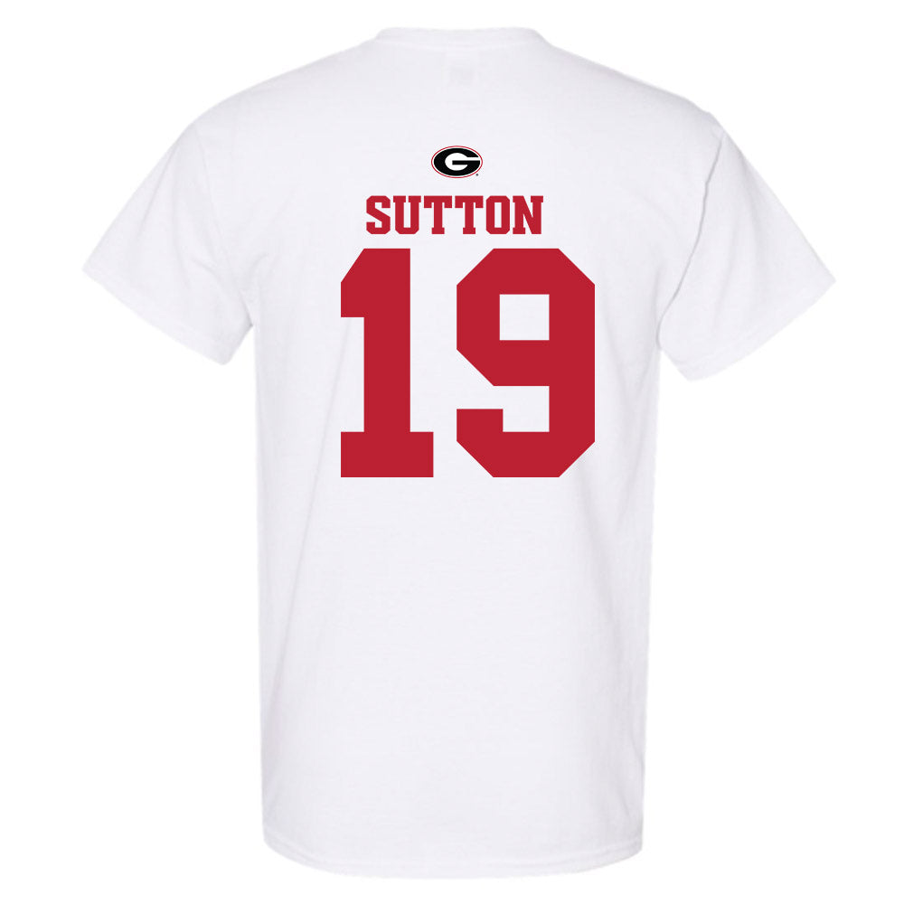 Georgia - NCAA Baseball : Ethan Sutton - Fashion Shersey T-Shirt-1