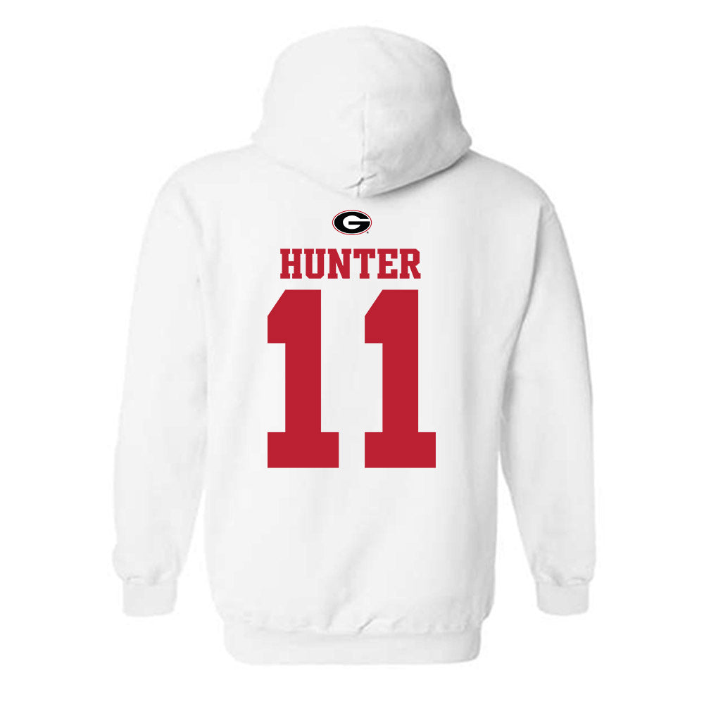 Georgia - NCAA Baseball : Henry Hunter - Fashion Shersey Hooded Sweatshirt-1