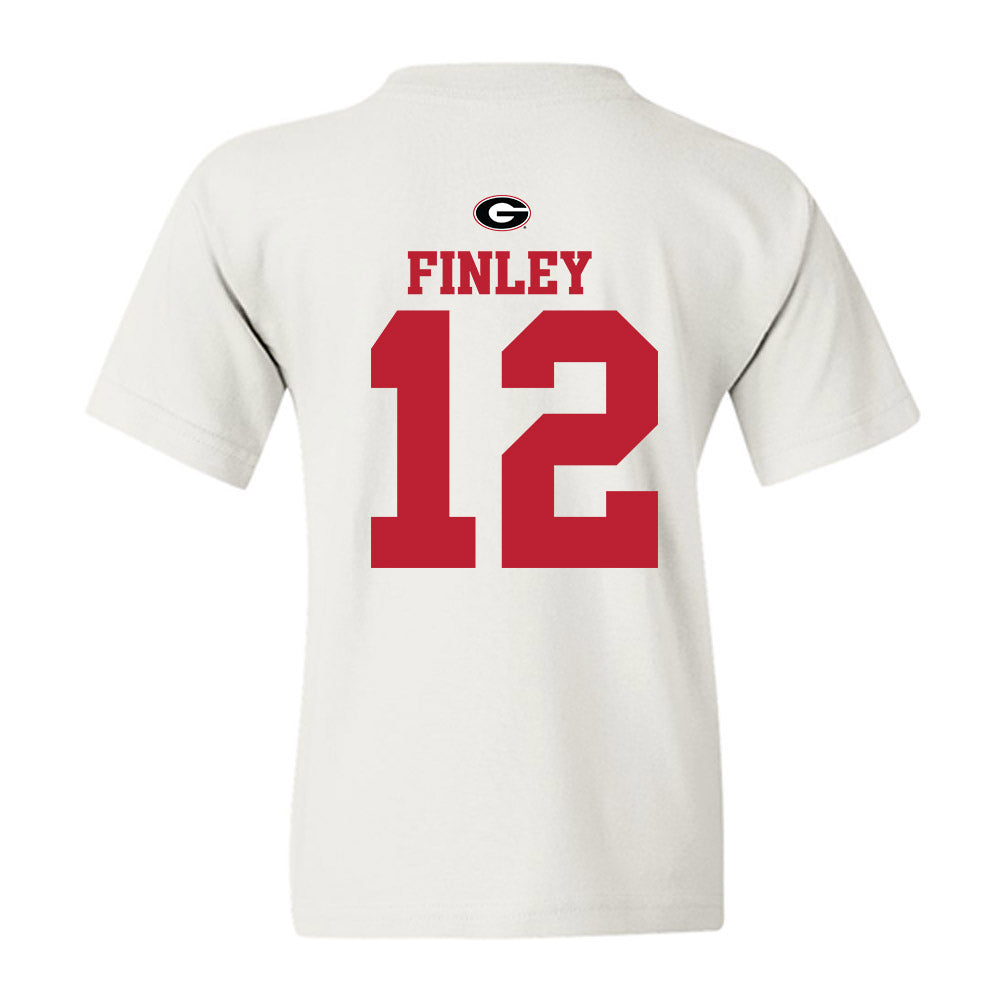 Georgia - NCAA Baseball : Leighton Finley - Fashion Shersey Youth T-Shirt-1