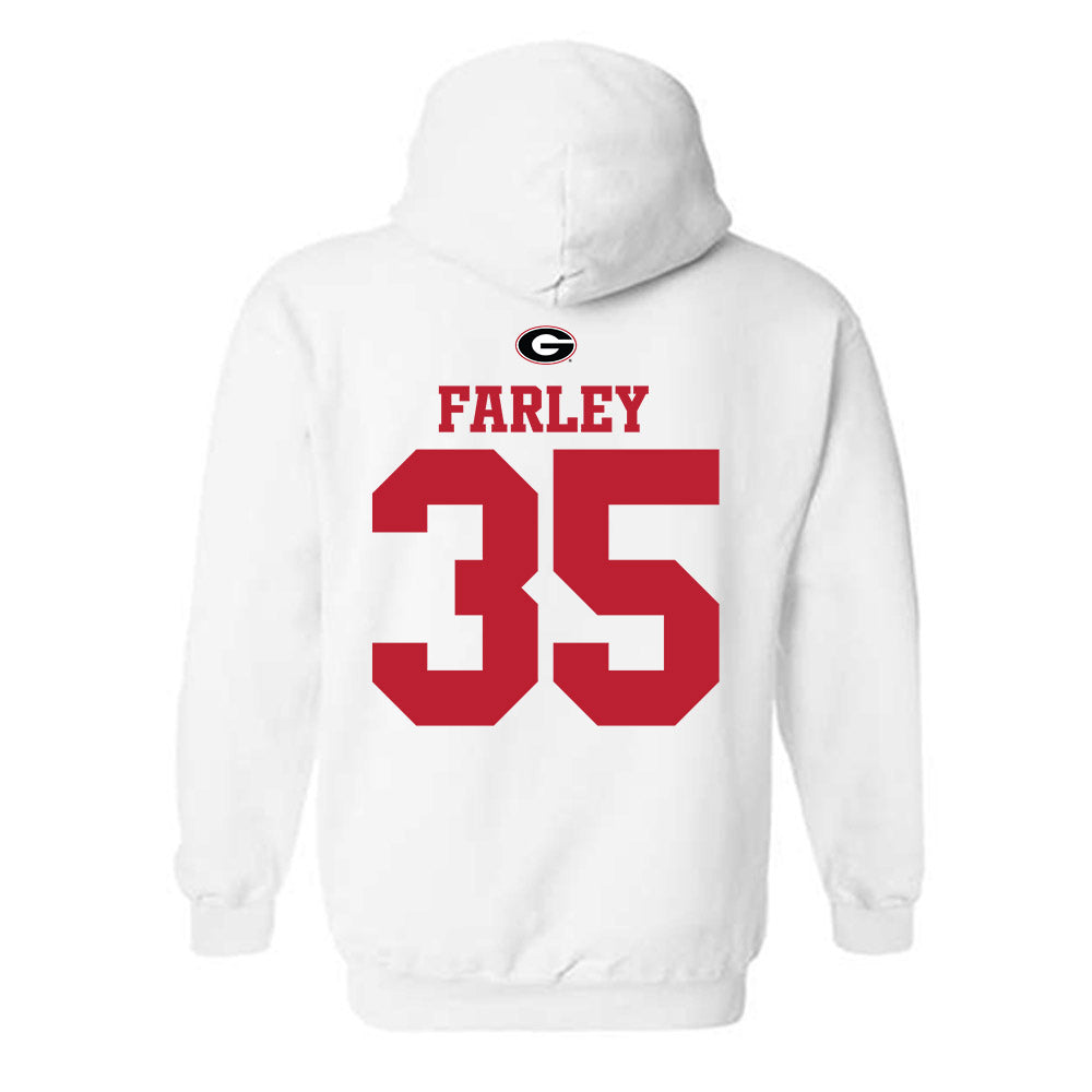 Georgia - NCAA Baseball : Paul Farley - Fashion Shersey Hooded Sweatshirt-1