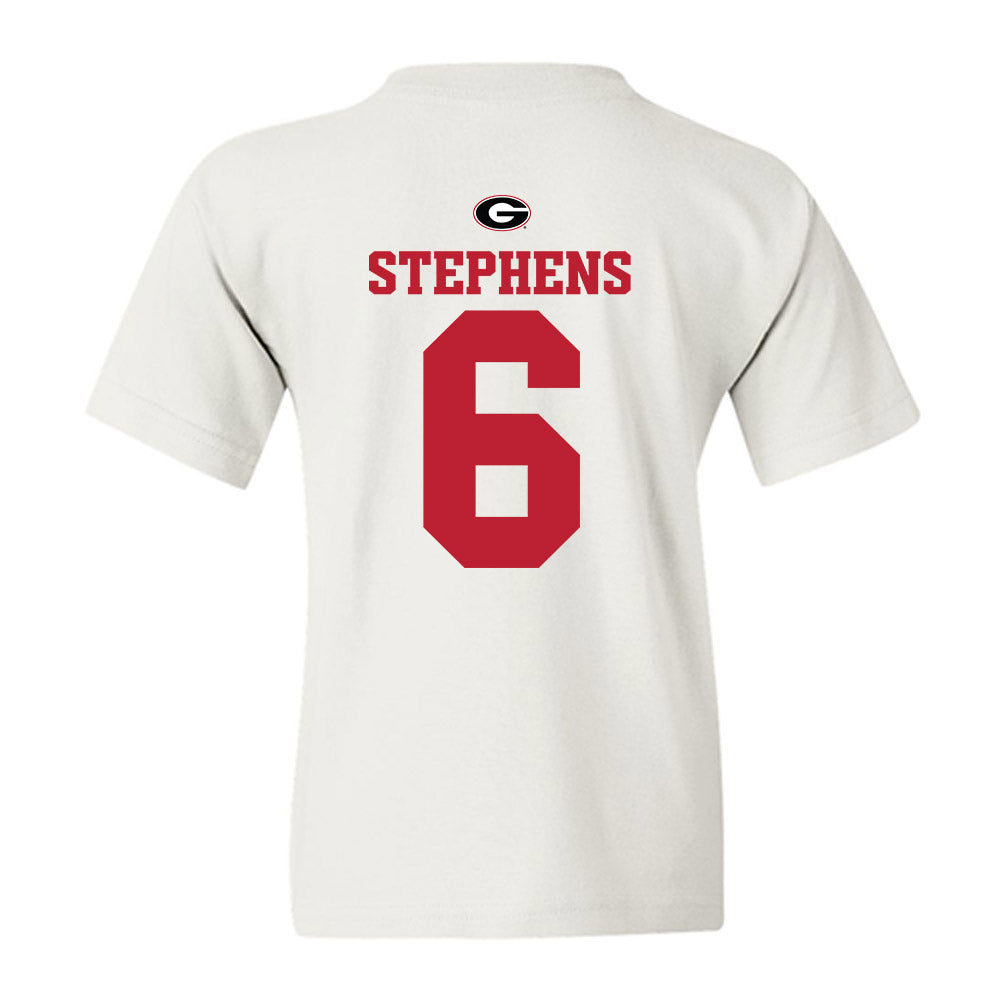 Georgia - NCAA Baseball : Jordan Stephens - Fashion Shersey Youth T-Shirt-1