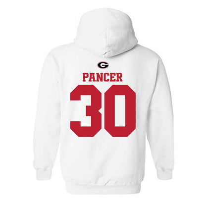 Georgia - NCAA Baseball : Brandt pancer - Fashion Shersey Hooded Sweatshirt-1