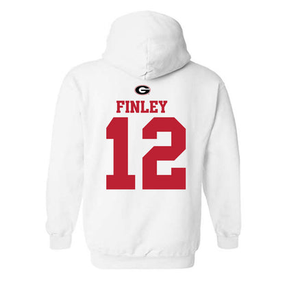 Georgia - NCAA Baseball : Leighton Finley - Fashion Shersey Hooded Sweatshirt-1