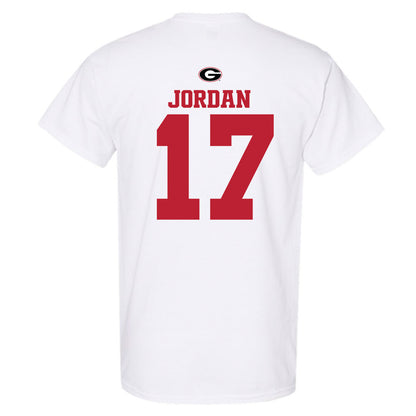 Georgia - NCAA Baseball : Logan Jordan - Fashion Shersey T-Shirt-1