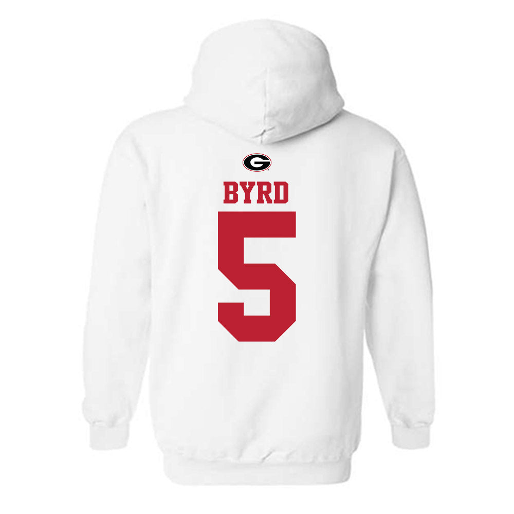 Georgia - NCAA Baseball : Justin Byrd - Fashion Shersey Hooded Sweatshirt-1