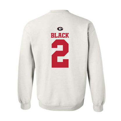 Georgia - NCAA Baseball : Ryan Black - Fashion Shersey Crewneck Sweatshirt-1