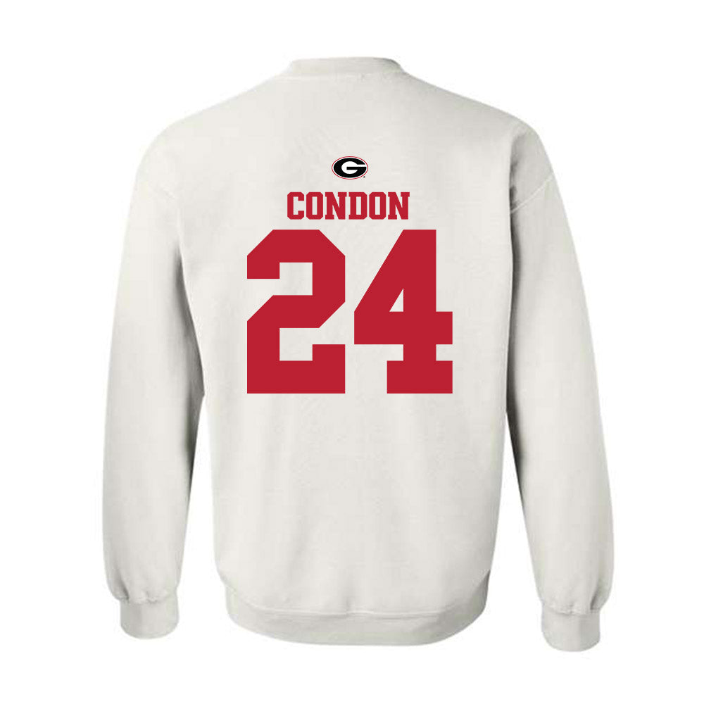 Georgia - NCAA Baseball : Charlie Condon - Fashion Shersey Crewneck Sweatshirt-1