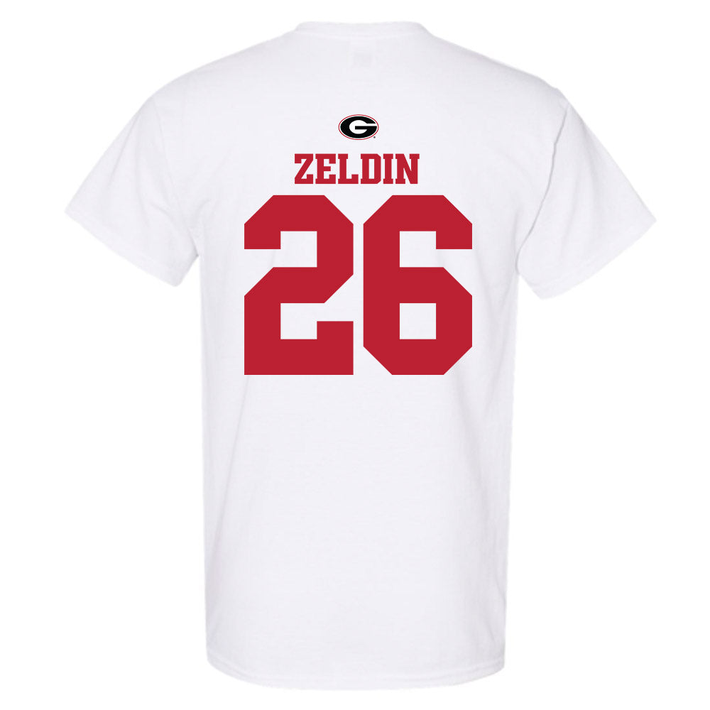 Georgia - NCAA Baseball : Brian Zeldin - Fashion Shersey T-Shirt-1