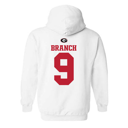 Georgia - NCAA Baseball : Kolby Branch - Fashion Shersey Hooded Sweatshirt-1