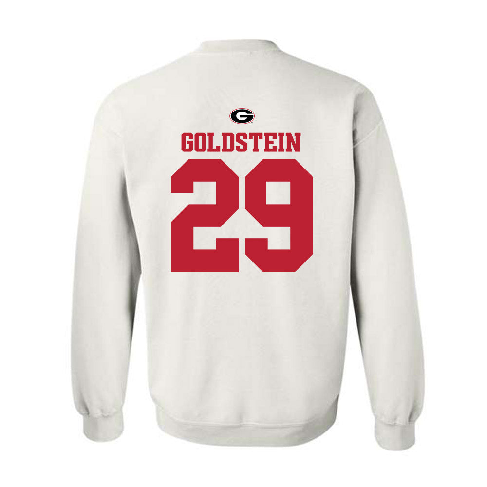 Georgia - NCAA Baseball : Charlie Goldstein - Fashion Shersey Crewneck Sweatshirt-1