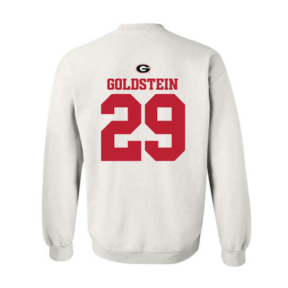 Georgia - NCAA Baseball : Charlie Goldstein - Fashion Shersey Crewneck Sweatshirt-1