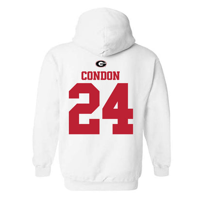 Georgia - NCAA Baseball : Charlie Condon - Fashion Shersey Hooded Sweatshirt-1