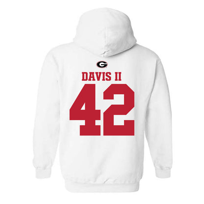 Georgia - NCAA Baseball : Alton Davis II - Fashion Shersey Hooded Sweatshirt-1