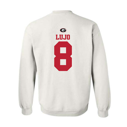 Georgia - NCAA Baseball : Rylan Lujo - Fashion Shersey Crewneck Sweatshirt-1