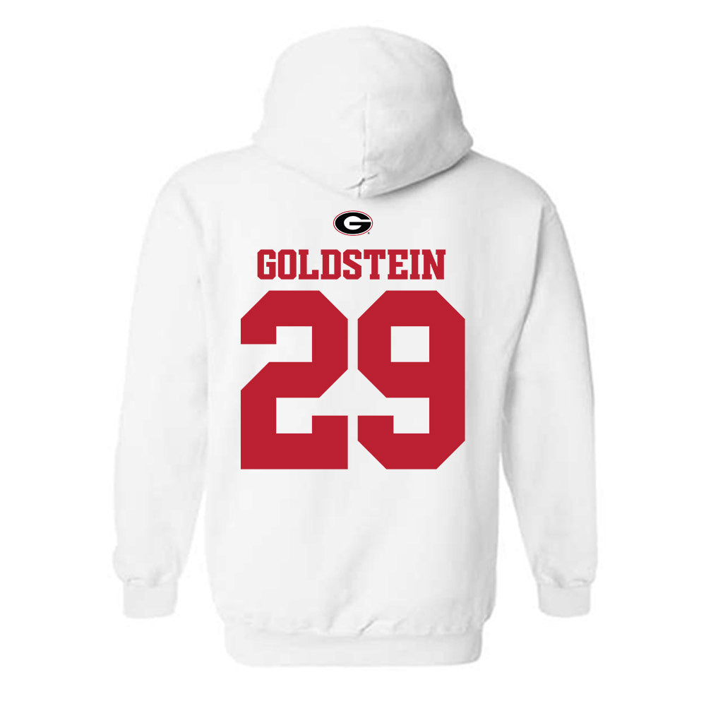 Georgia - NCAA Baseball : Charlie Goldstein - Fashion Shersey Hooded Sweatshirt-1