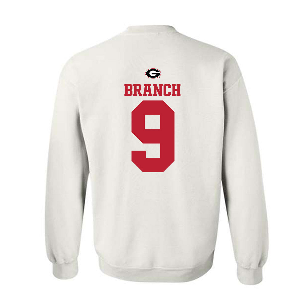 Georgia - NCAA Baseball : Kolby Branch - Fashion Shersey Crewneck Sweatshirt-1