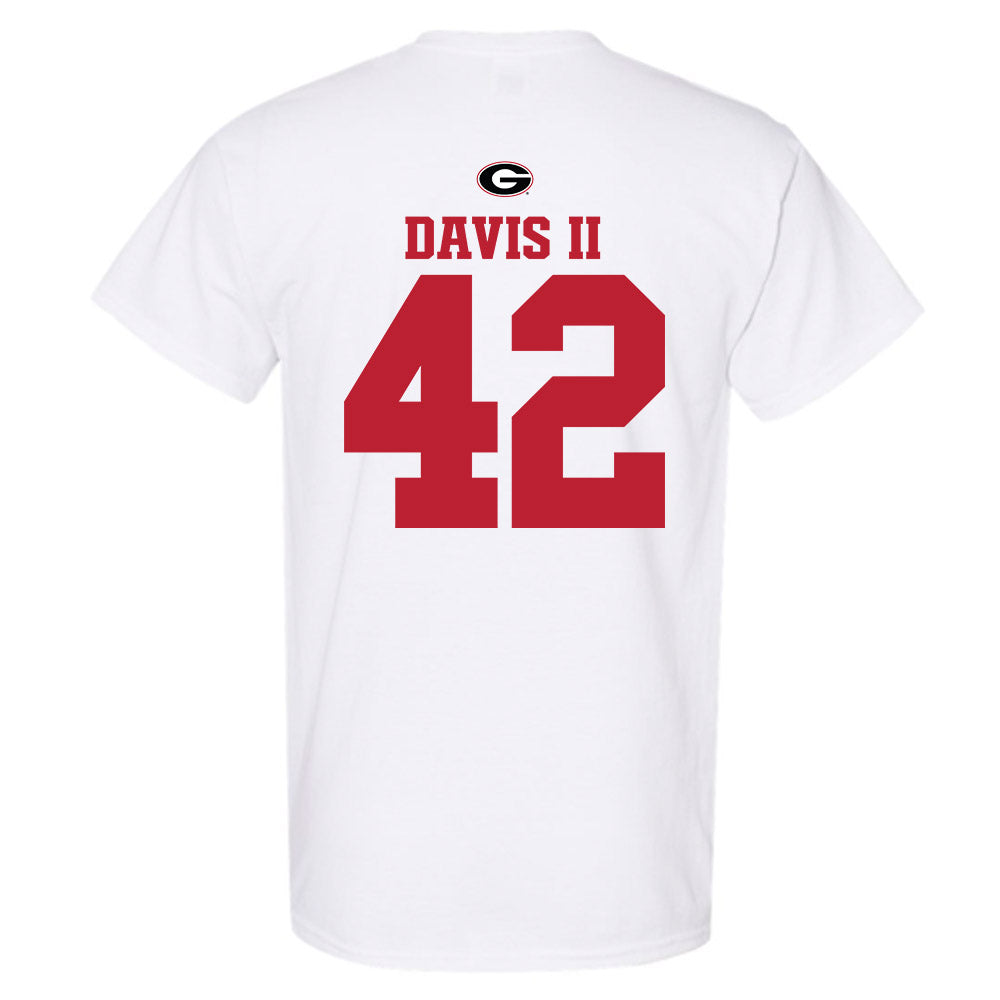 Georgia - NCAA Baseball : Alton Davis II - Fashion Shersey T-Shirt-1