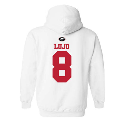 Georgia - NCAA Baseball : Rylan Lujo - Fashion Shersey Hooded Sweatshirt-1