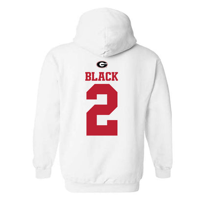 Georgia - NCAA Baseball : Ryan Black - Fashion Shersey Hooded Sweatshirt-1