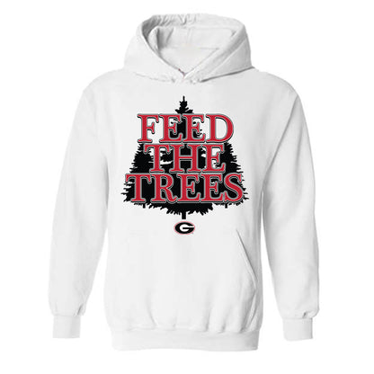 Georgia - NCAA Baseball : Trey King - Fashion Shersey Hooded Sweatshirt-0