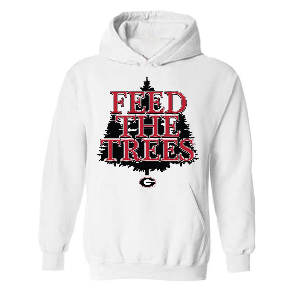 Georgia - NCAA Baseball : Bradley Stewart - Fashion Shersey Hooded Sweatshirt-0