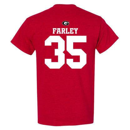 Georgia - NCAA Baseball : Paul Farley - Fashion Shersey T-Shirt-1