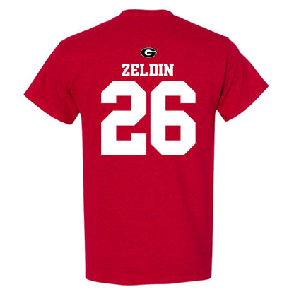 Georgia - NCAA Baseball : Brian Zeldin - Fashion Shersey T-Shirt-1