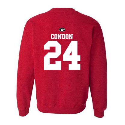 Georgia - NCAA Baseball : Charlie Condon - Fashion Shersey Crewneck Sweatshirt-1