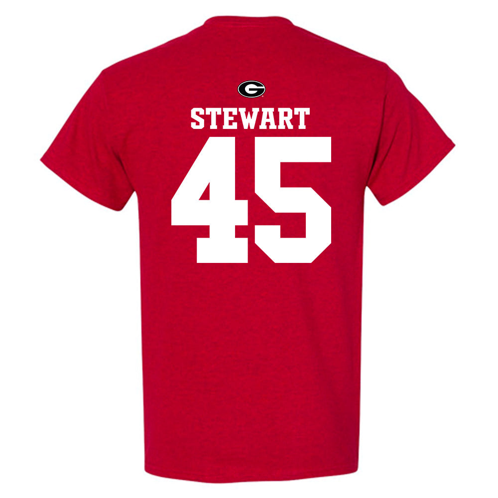 Georgia - NCAA Baseball : Bradley Stewart - Fashion Shersey T-Shirt-1