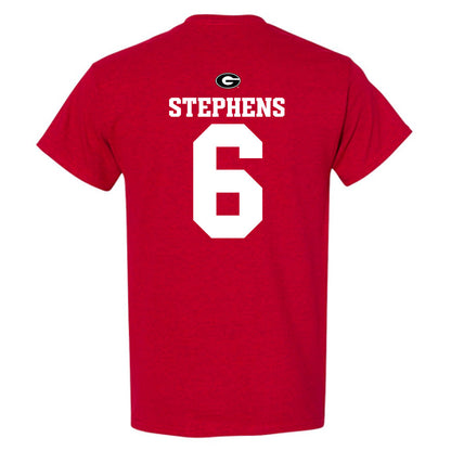 Georgia - NCAA Baseball : Jordan Stephens - Fashion Shersey T-Shirt-1