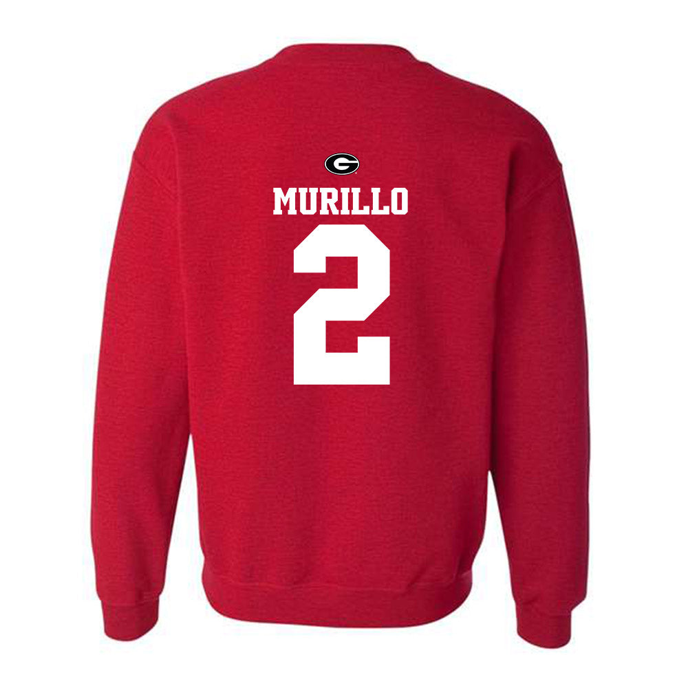 Georgia - NCAA Baseball : Sebastian Murillo - Fashion Shersey Crewneck Sweatshirt-1