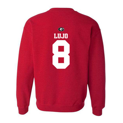 Georgia - NCAA Baseball : Rylan Lujo - Fashion Shersey Crewneck Sweatshirt-1
