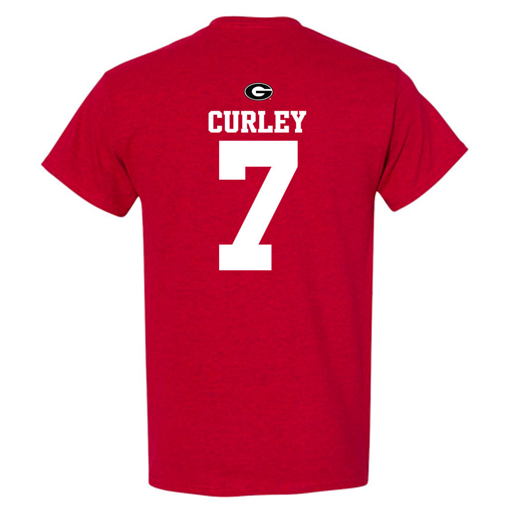 Georgia - NCAA Baseball : Brian Curley - Fashion Shersey T-Shirt-1