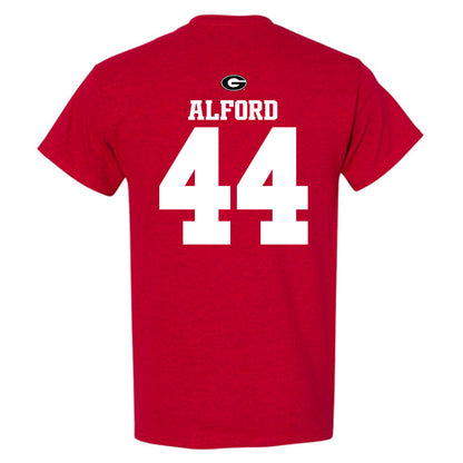 Georgia - NCAA Baseball : Slate Alford - Fashion Shersey T-Shirt-1