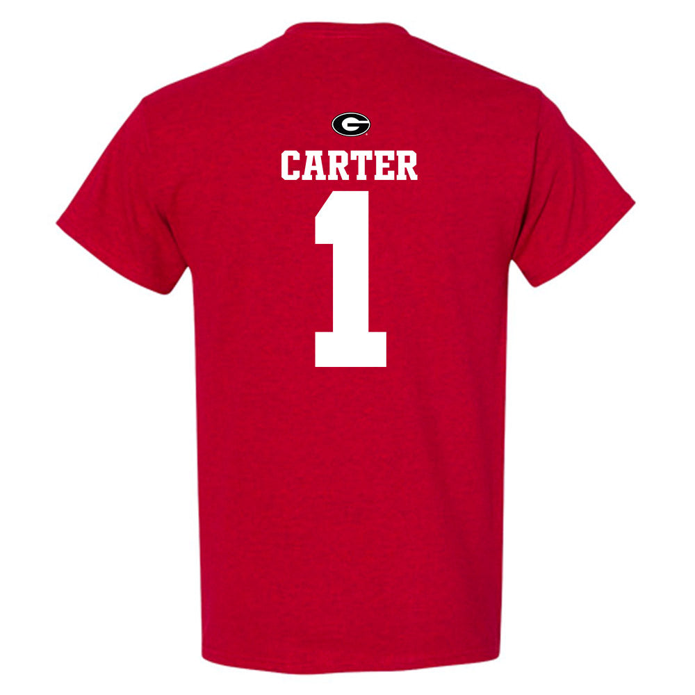 Georgia - NCAA Baseball : Dillon Carter - Fashion Shersey T-Shirt-1